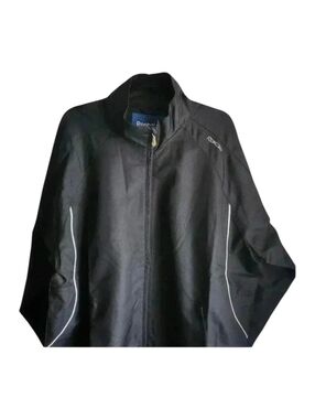 Y2K Reebok Hockey Warm-Up Jacket Men’s XL Rbk Windbreaker Black Unworn